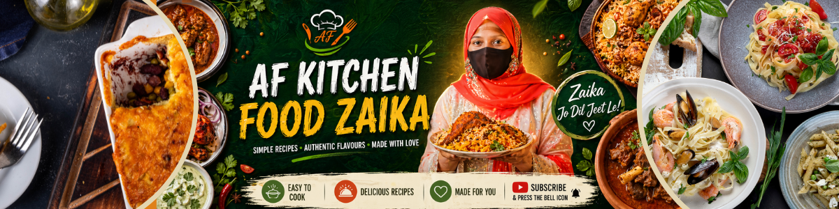 Af Kitchen Food Zaika Banner